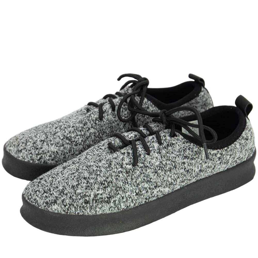 Rocket Dog Gray Marl Knit Lace-up Sneakers Size 9